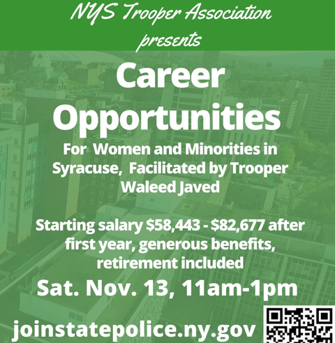 Career Opportunities with NYS Trooper