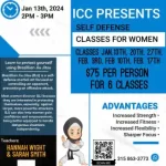 Registration: Self-defense classes for women